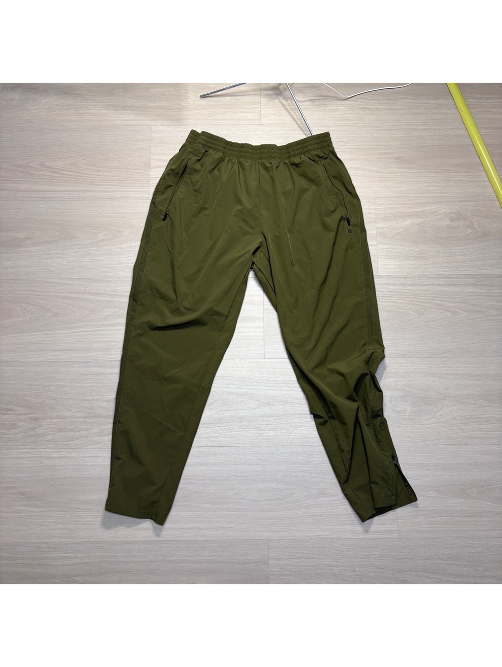 Athletic gorpcore streetwear Y2K vintage Russell green track pants size 2xl
